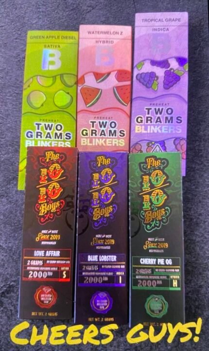 B PREHEAT TWO GRAMS BLINKERS